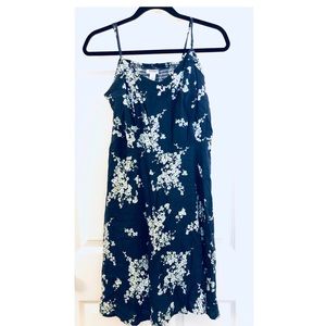 Flattering Navy A-Line Dress